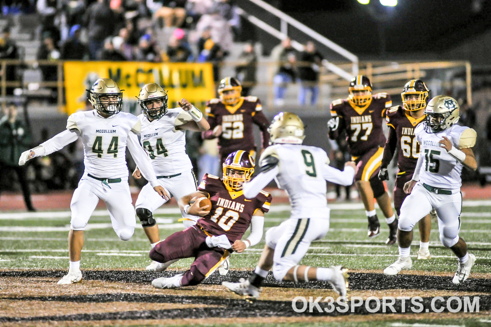 FOOTBALL Harlandale 38, McCollum 14 Indians topple Cowboys in