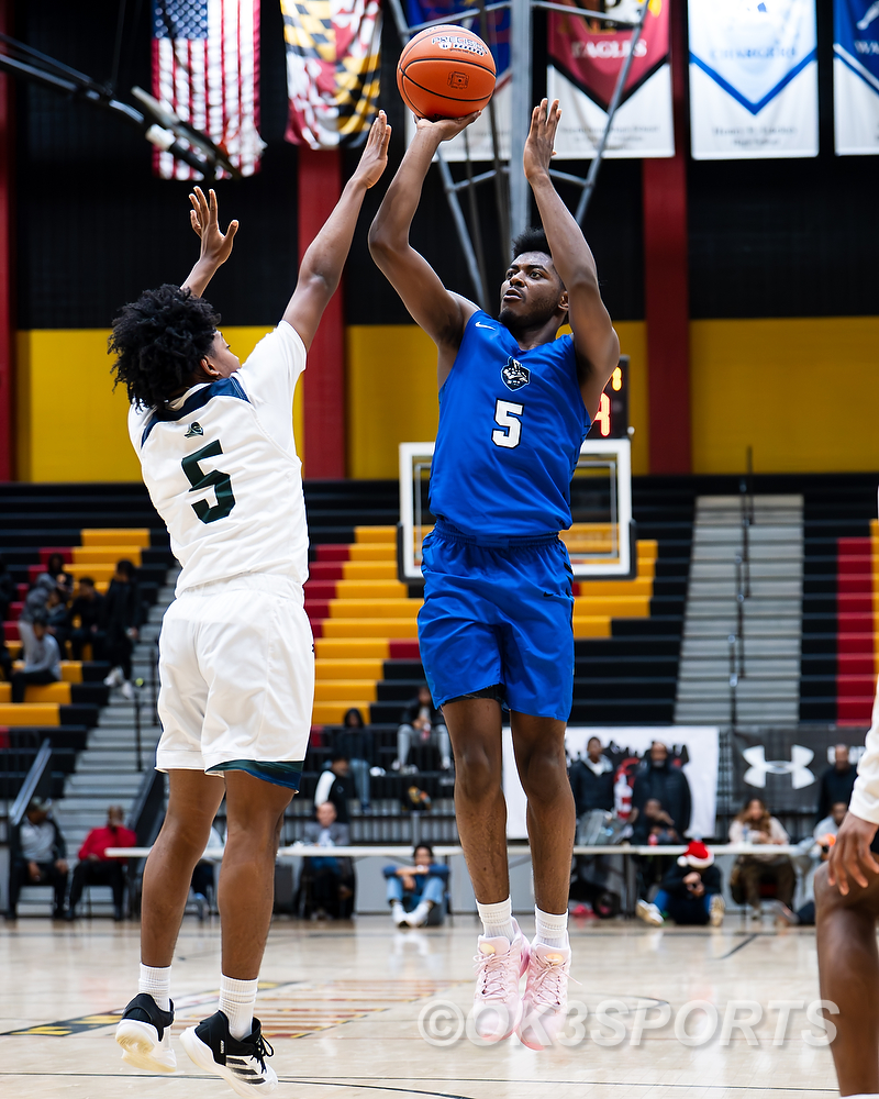 OK3Sports coverage of the DMV Tip Off Classic featuring Friendship Tech (DC), Arch Bishop Carroll, Highland School, St’John’s, Riverdale Baptist, Frederick Douglas and many more on Saturday, December 21, 2024, at North Point Hgh School in Waldorf, MD. Photo: OK3Sports/Olen Kelley III