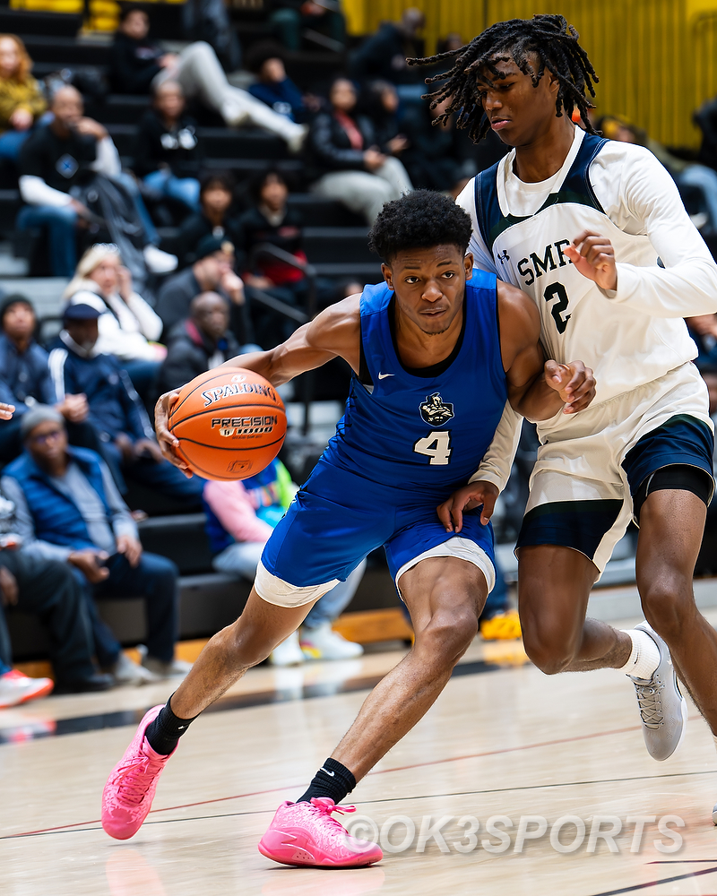 OK3Sports coverage of the DMV Tip Off Classic featuring Friendship Tech (DC), Arch Bishop Carroll, Highland School, St’John’s, Riverdale Baptist, Frederick Douglas and many more on Saturday, December 21, 2024, at North Point Hgh School in Waldorf, MD. Photo: OK3Sports/Olen Kelley III